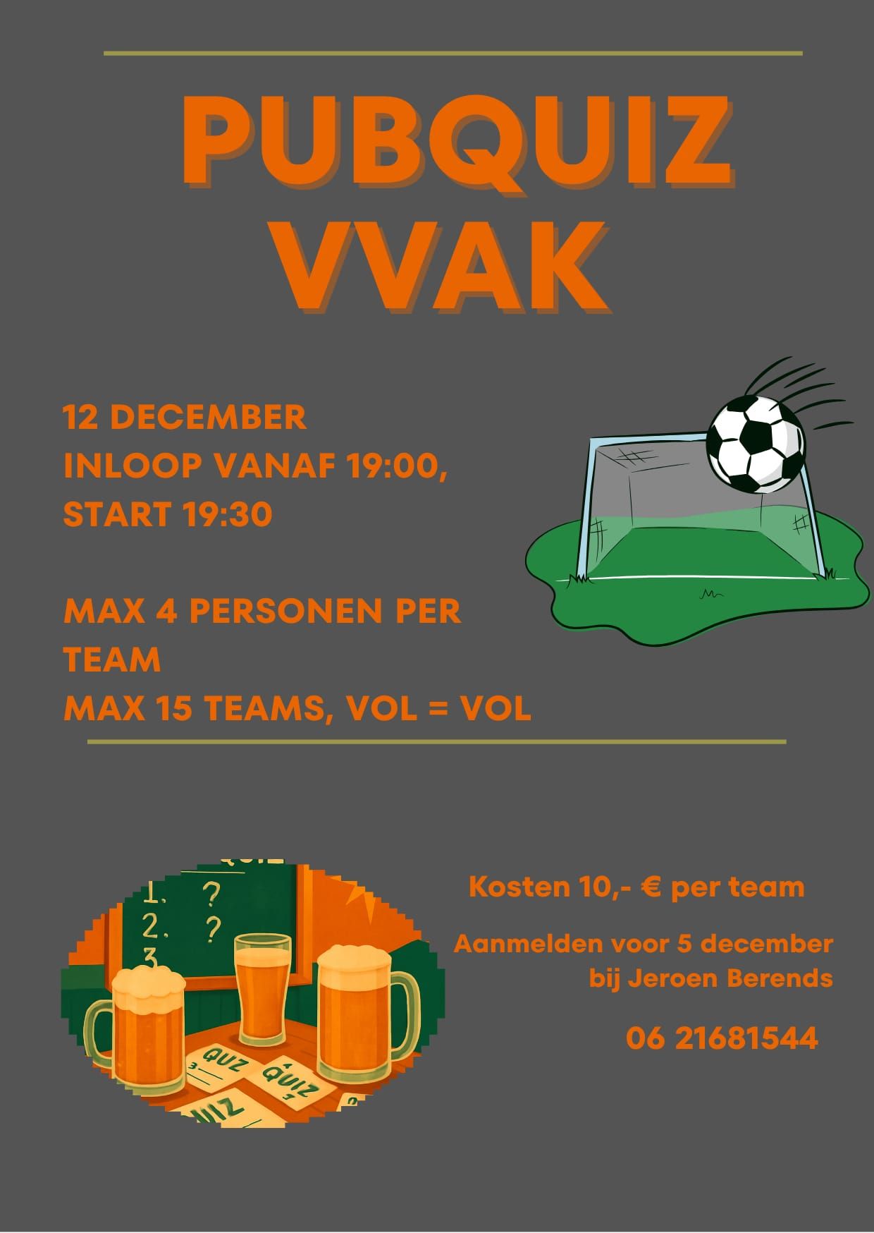 🧠 Pubquiz bij VVAK – vrijdag 12 december