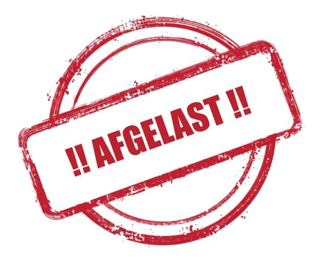 Wedstrijd NWVV 1 - VVAK 1 afgelast